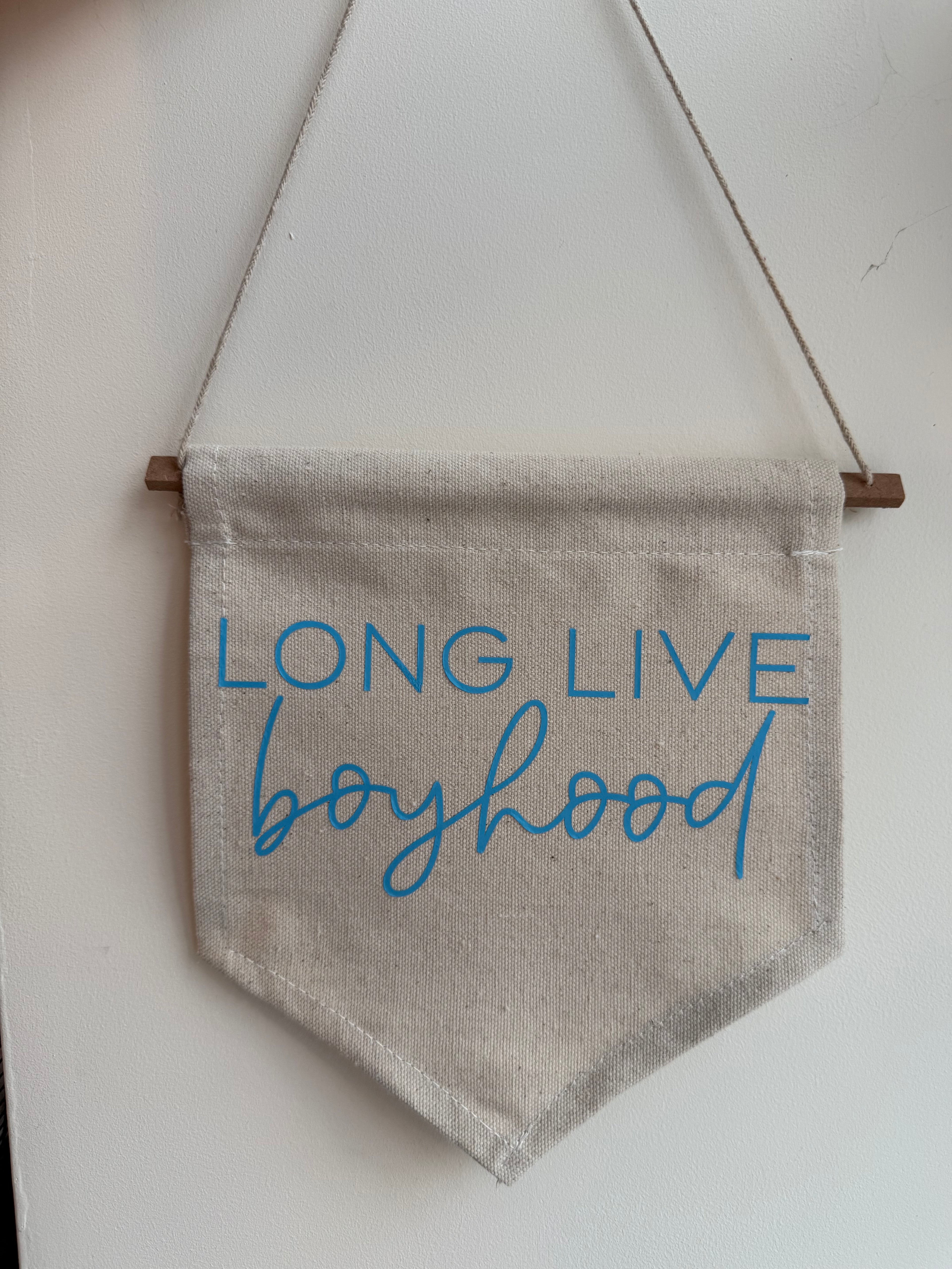 Boyhood banner