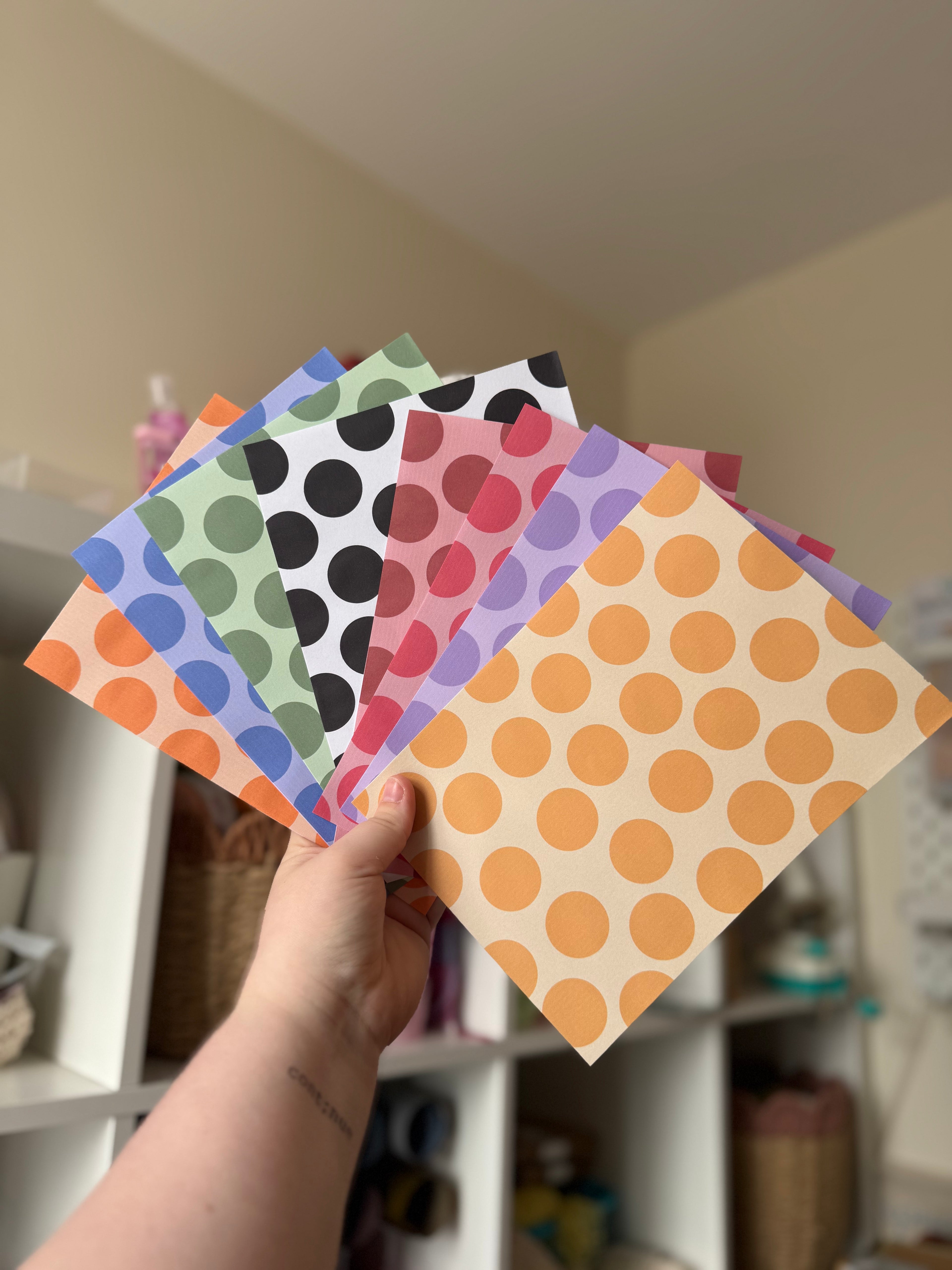Spotty journal paper pack
