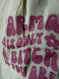 Pink Glitter Karma bag
