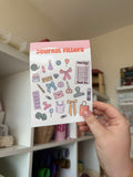 Journal Fillers sticker sheet