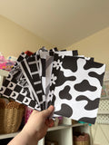 Black and white journal paper pack