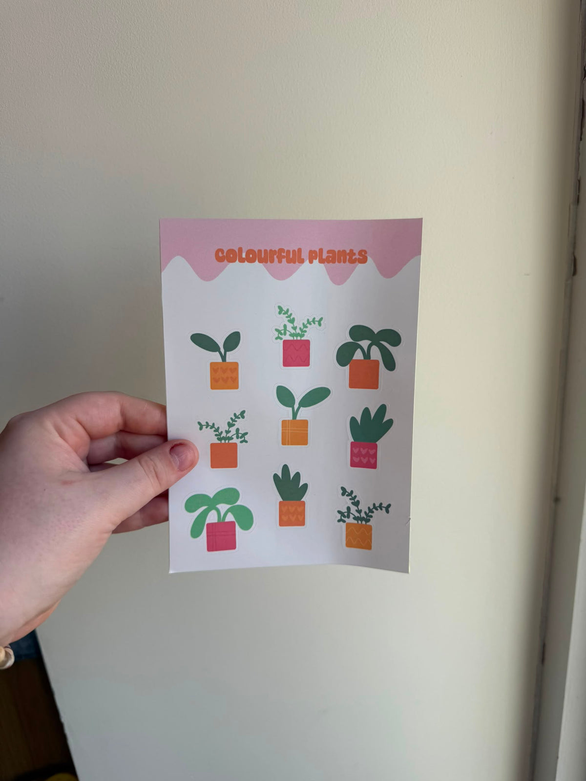 Colourful Plants Sticker Sheet