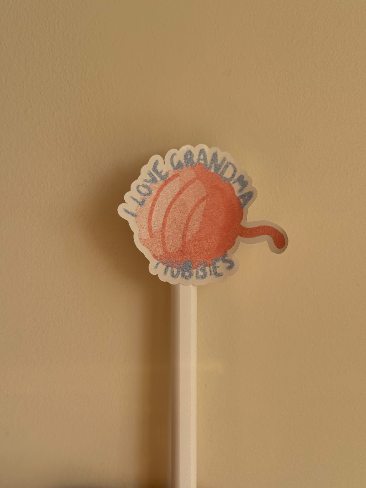 I love Grandma Hobbies Sticker