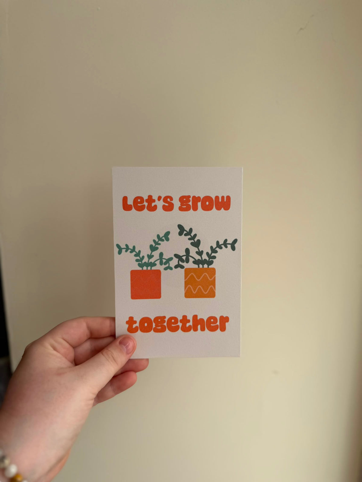 Lets Grow Together Print