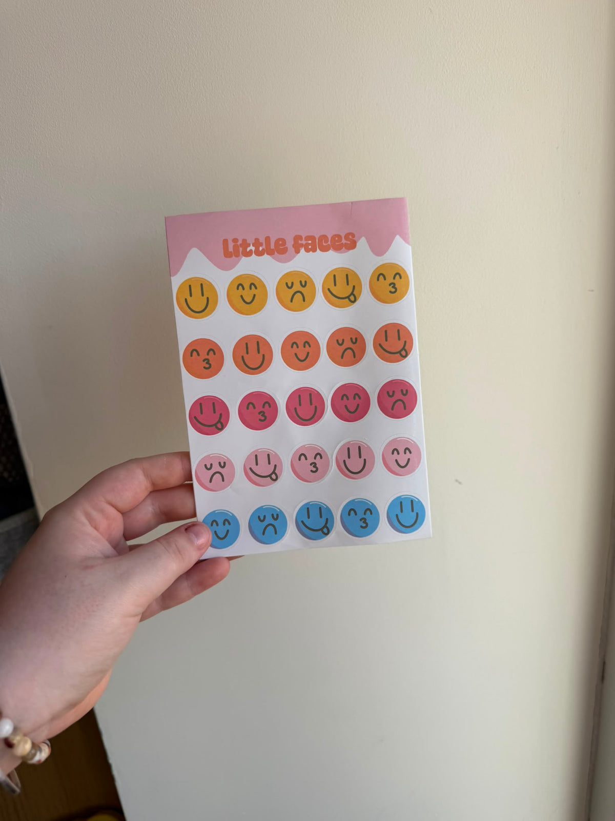 Little Faces Sticker Sheet