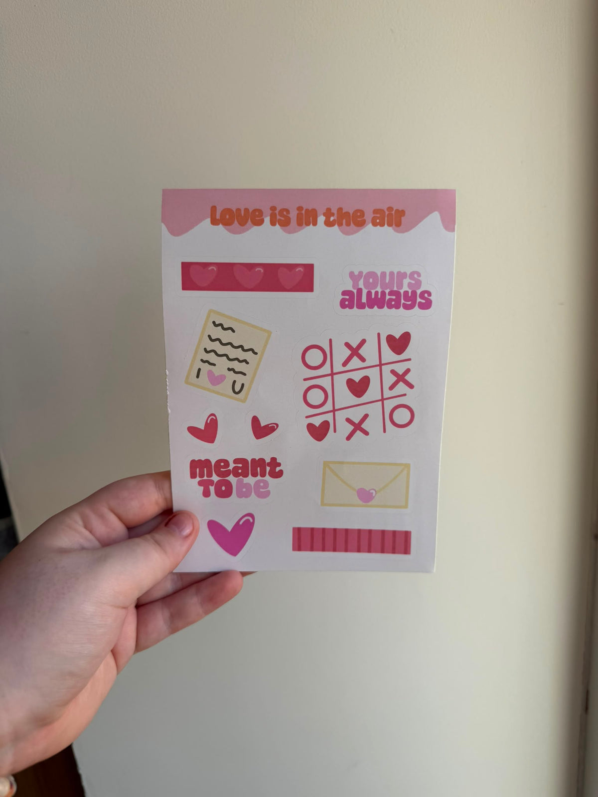 Love is in the Air Sticker Sheet