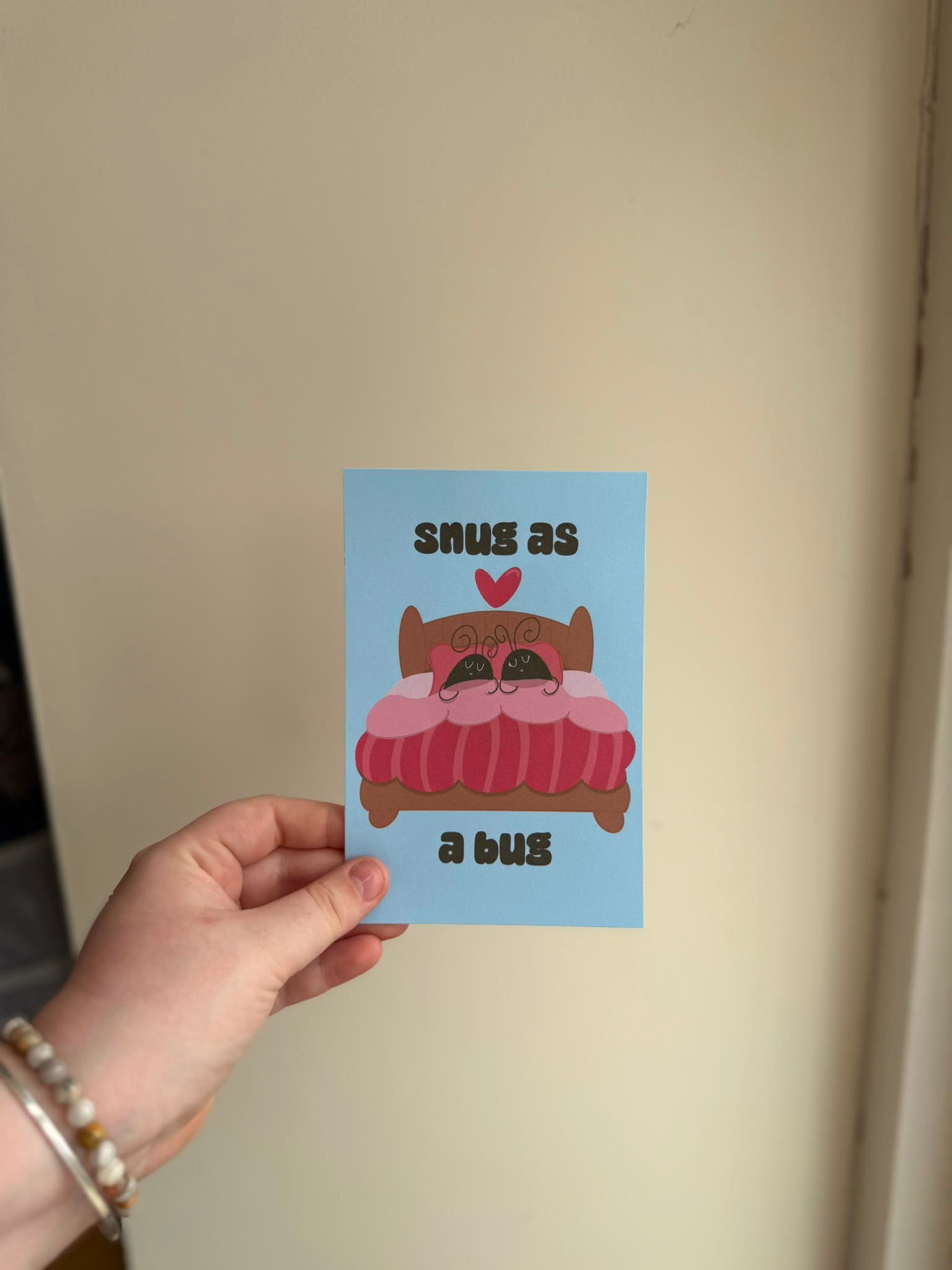 Snug as a bug print