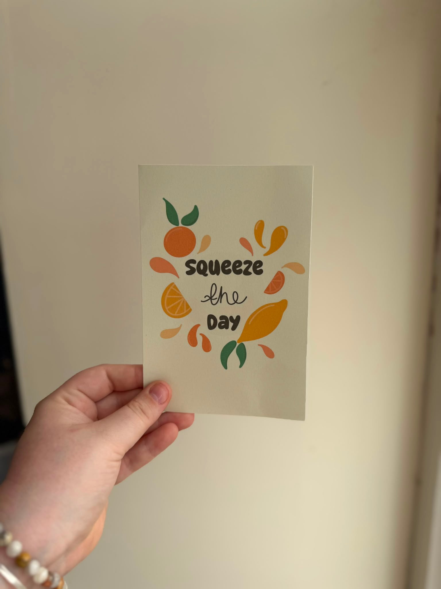 Squeeze the Day Print